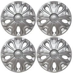 HubStar hubcap front view showing silver OEM-style finish and restored look