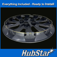 HubStar detail of reinforced mounting clips showing secure snap-on fit and easy installation