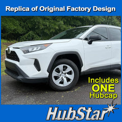 HubStar side profile of hubcap showing edge fit and secure mounting benefit
