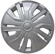 HubStar front view of 14-inch silver hubcap showing OEM-style finish and curb appeal