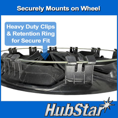 HubStar side profile displaying reinforced mounting clips for a secure fit