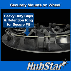 HubStar side profile showing contour and proper wheel alignment benefit