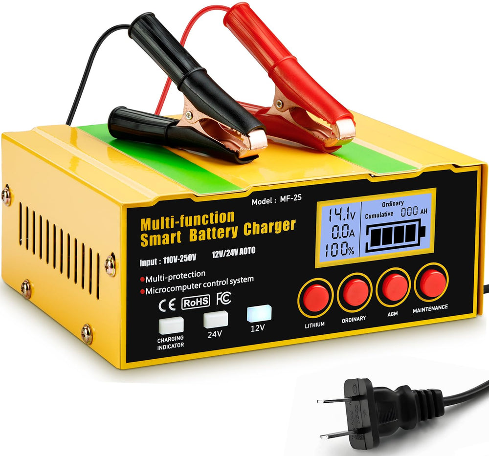 Huiaipaic front view of charger showing controls and vents, clear user accessibility benefit