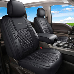 Huidasource front seats overview showing tailored fit and refined finish