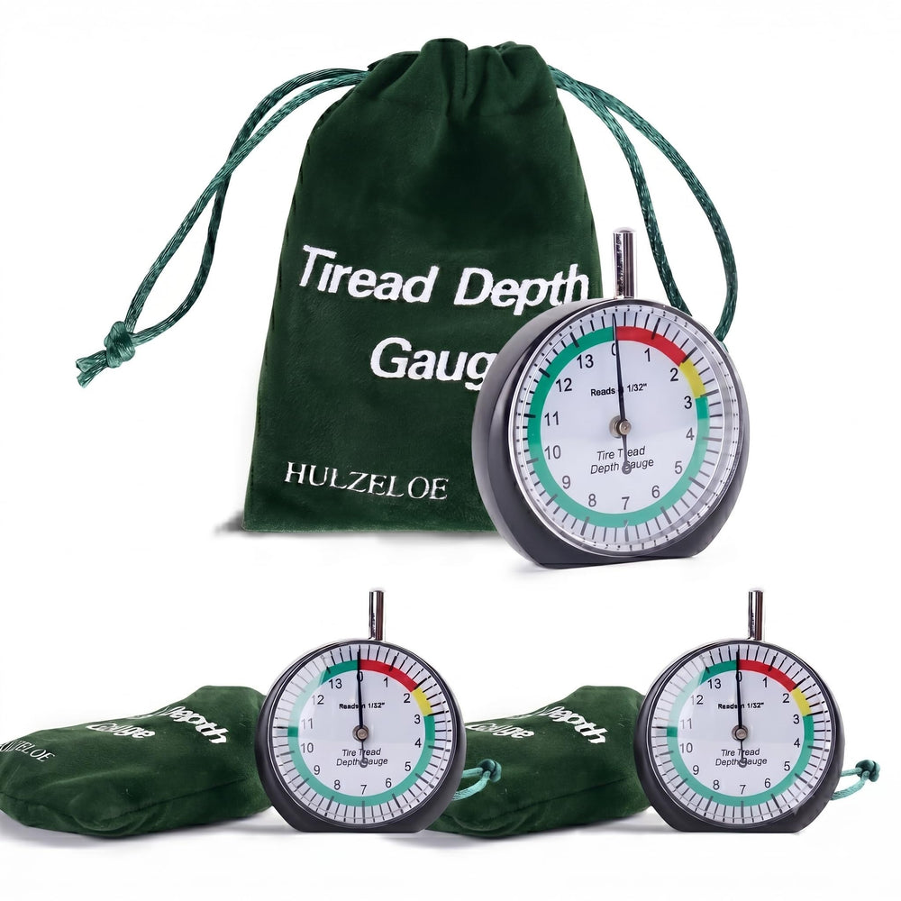 HULZELOE front view of gauge showing clear dial and compact benefit