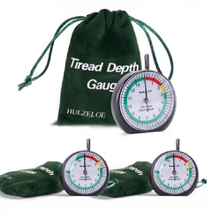 HULZELOE front view of gauge showing clear dial and compact benefit
