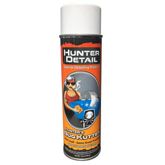 Hunter Detail front can showing label and 19 oz aerosol benefits