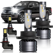 HUOKEDS front packaging showing LED combo and fitment benefits