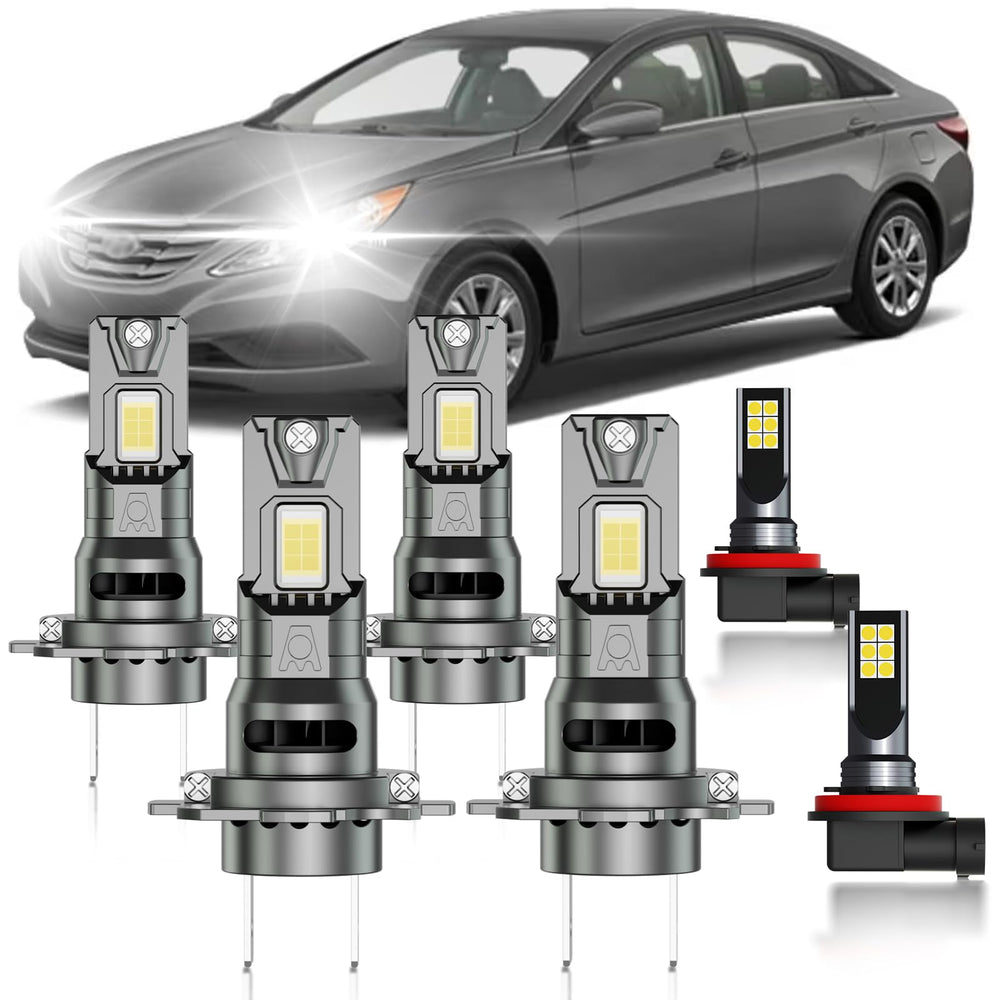 HUOKEDS front packaging showing full Sonata bulb kit and easy install benefit
