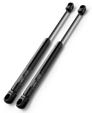 HUOPO 14-inch gas struts front view showing both struts and fitment benefits