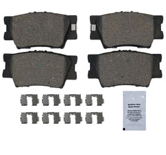 HUSCH ceramic pad close-up surface showing smooth friction material for consistent stopping