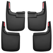 Husky Liners rear mud guards front view showcasing factory fit and clean look