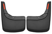 Husky Liners rear mud guards front view showing factory-fit appearance and improved protection