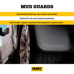 Husky Liners thermoplastic texture detail showing impact-resistant construction