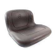 Husqvarna seat front view showing contours and OEM fit for comfort