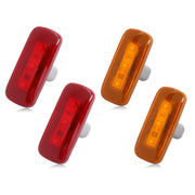 HUSUKU amber front marker front view showing bright visibility