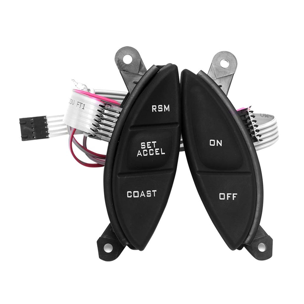 HUSUKU front view of cruise control switch kit showing complete set and benefit of full replacement