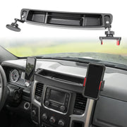HUYINPJ front view of dashboard holder showing neat center console access