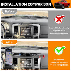 HUYINPJ phone mounted showing stable navigation visibility and safety