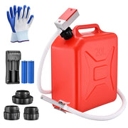 huzjicn front packaging showing pump and kit convenient portability