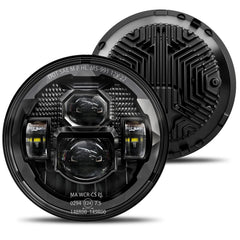 HWSTAR front view showing headlights and packaging, highlights brighter output