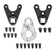 HY-SPEED front view of wrench set showing three tool bodies and pins for safe cap removal