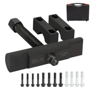 HY-SPEED front view of complete yoke puller kit showing components and compact case benefit