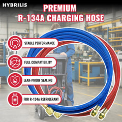 Hybrilis detailed six-sided crimp close-up showing durable secure connection