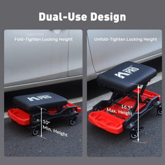 HYDRAULIC PRO caster wheel with locking brake for stable, precise positioning