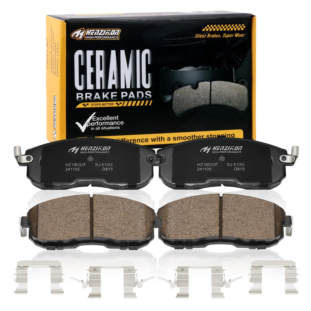 HYFTJYZ front packaging showing full D815 pad set and part number benefit fitment clarity