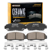 HYFTJYZ front view of brake pad set showing fit and form benefit clear fitment