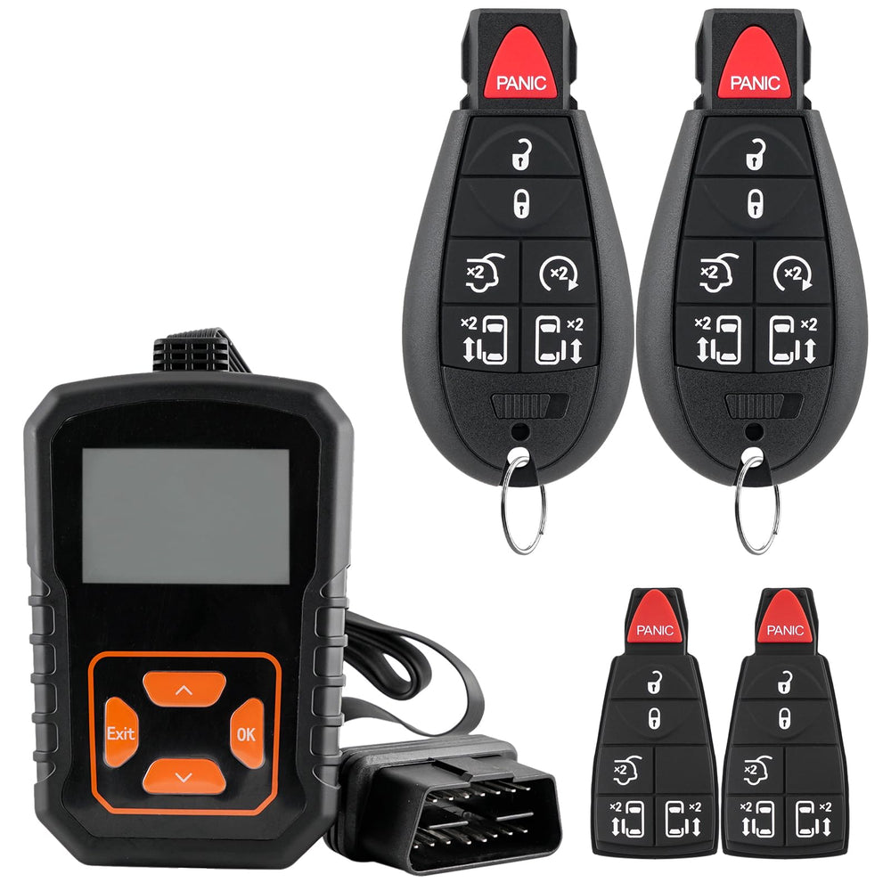 HYMOLKYE front packaging showing remotes and OBD programmer for quick replacement