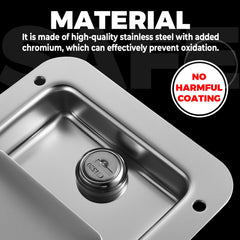 HYWJC close detail of paddle edge and latch mechanism for durable operation benefit