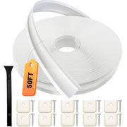 HZE front view of 50 ft trim roll showing clean exterior finish benefit