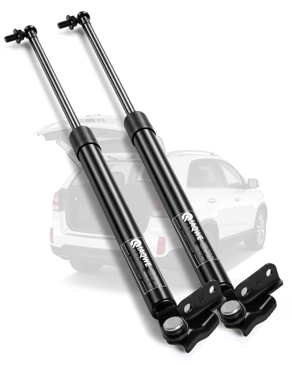 IAQWE PM3848LR front packaging showing replacement hatch struts and benefit of easy fit