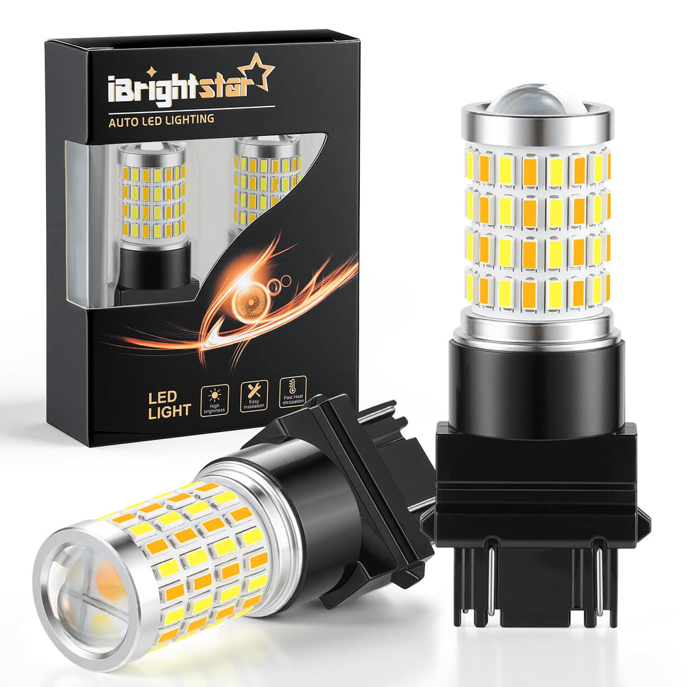 iBrightstar front packaging showing dual white and amber benefits