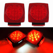 iBrightstar front view of square trailer light showing clear lens and visibility benefits