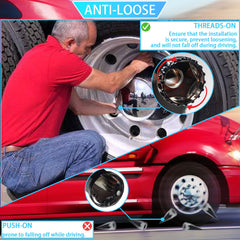 iBroPrat installed on wheel spike view showing improved wheel aesthetics benefit