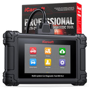 iCarsoft MB V4.0 front view showing rugged casing and screen benefit quick access