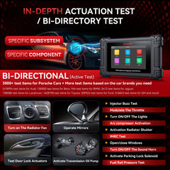 iCarsoft POR V4.0 close-up of buttons for precise control during diagnostics