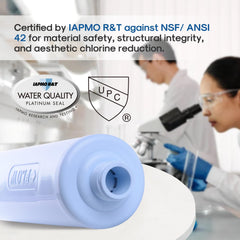 ICEPURE close-up of GAC and KDF media for improved taste