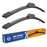 icexsnow front packaging showing 20"+20" pair and OEM quality benefits