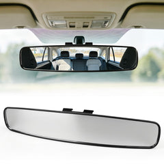 ICHEPLUS front view showing full 17-inch panoramic mirror and wider field