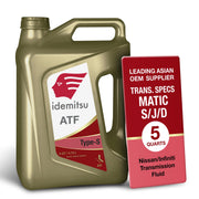 Idemitsu front bottle view showing compact 5 quart size and easy storage benefit