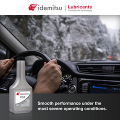 Idemitsu fluid texture close-up showing smooth flow and stability