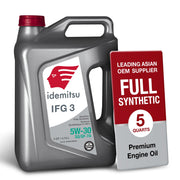 Idemitsu IFG3 front label showing product name and benefits