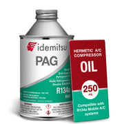 Idemitsu PAG 46 front label showing product name and 8 oz volume for correct selection