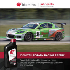 Idemitsu premix angled bottle highlighting branding and easy handling benefit