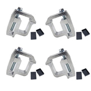 iFJF clamp front view showing mounting hardware and secure hold