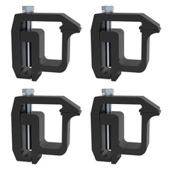 iFJF black clamp front view showing secure fit and neat appearance
